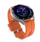 Relógio Smartwatch Hw28 Nfc Oxigênio Faz Ligação Laranja