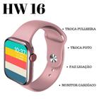 Relogio Smartwatch Inteligente HW16 44mm Feminino Masculino Android iOS