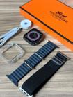 Relógio Smartwatch Inteligente W69 Ultra Mini Preto Série 9 Android IOS + Pulseira Extra Original Nota Fiscal