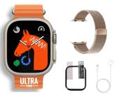 Relógio Smartwatch Lançamento W68 Mini Para Pulsos Finos Moderno Android iOS Bluetooth Nfc Induçao