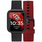Relogio Smartwatch Technos Connect MAX Flamengo Full Display, Bluetooth, 5ATM, Touch - TMAXAG/7R