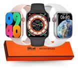 Relógio Smartwatch W59 Mini Pro, 41mm, Troca Foto de Fundo e Módulos Esportivos