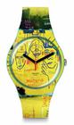 Relógio Swatch HOLLYWOOD AFRICANS de JM BASQUIAT para homem 41 mm