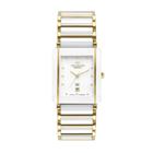 Relógio Technos Ceramic Saphire Branco/Dourado Feminino Gn10