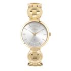 Relogio Technos feminino dourado pulseira elos aço inox prova dagua 2035MWH/1K