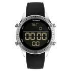 Relógio Technos Masculino Digital BJK006AD/2P Pulseira de Silicone Preta