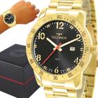 🏷️【Tudo Sobre】→ Relógio Magnum Automático Masculino Dourado Ouro 2 Anos de  Garantia MA33979H