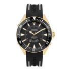 Relógio Technos Masculino Skydiver Anadigi Dourado 50mm