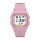 Relógio Timex Feminino Digital Rosa 40mm Silicone Casual