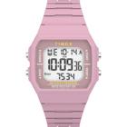 Relógio Timex Feminino Ref: Tw5m55800 Digital Retangular Pedômetro Pink