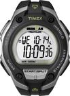 Relógio Timex Ironman Classic 30 de tamanho grande em preto/prata para homens