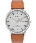 Relógio Timex Waterbury Classic, estojo de 40 mm, mostrador cinza para homens