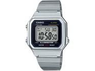 Relógio Unissex Casio Digital Vintage - B650WD-1ADF Prata