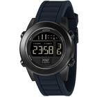 Relógio X-Watch Masculino Digital Aço Black 100m 48mm