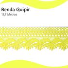 Renda Guipír Amarelo Gema - Rolo Com 13,7 Metros - Chl589 - Nybc