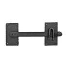 Renovadores Gate Flip Latch fornecem ferro forjado preto de 30 cm