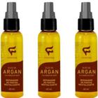 Reparador de Pontas Fashion Argan com Monoi do Tahiti Frasco 60ml Kit 3 Unidades