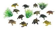 República Selvagem Mini Polybag Tartaruga, Presentes Crianças, Brinquedos Educacionais, Saco Reutilizável, 15Piece