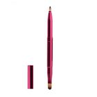 Requintado Professional Lip Brush Applicators-Retractable Lipstick Brushes- Batom Gloss Maquiagem Brush Tool For Women and Girls (Two-Head-Rose Red)