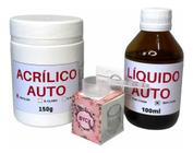 Resina Acrílica Auto Polimerizante 100ml + 150gr Kit - UDB ODONTO