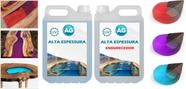 Resina Alta Espessura 5KG + 3 Cores Semitranslúcidas - Resinas ag