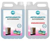 Resina Para Artesanato Alta Espessura Ag 1,3Kg