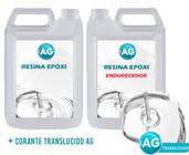 Resinas Epóxi 1KG + Corante Translucido AG