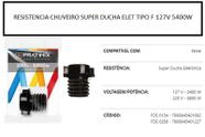 Resistencia Chuveiro Super Ducha Tipo F 127v 5400w FDE0154 - Pratimix