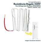 Resistência Degelo do Evaporador Para Refrigerador Electrolux DF36 DF37 DFW35 220V 64684610 MJ47