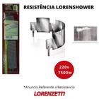 Resistência Ducha Lorenshower Ultra Lorenzetti 220v 7500w 3065 M