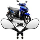 Retrovisor gs 650 giro 360 rvg lente plana yamaha yy