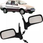 Retrovisor Siena 1996 1997 1998 1999 C/ Controle 4 Portas