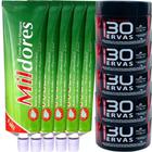 Revenda 5 Gel 30 Ervas Power 300G 5 Creme Massagem Mil Dores