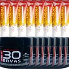 Revenda Atacado 8 Gel 30 Ervas Power 300g + 8 Pomada Massageadora Milagrosa 150g