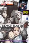 Revista Com Pôster Demon Slayer Anime + Guia Eposódios