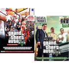 Revista Pôster Game Grand Theft Auto V GTAV Kit 2 Volumes