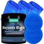 Revitalizador Plástico Vonixx Rejuvex Black 400g + Aplicador