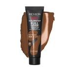 Revlon ColorStay Full Cover Longwear Matte Foundation, Heat & Sweat Resistant Lightweight Face Makeup, Mogno (420), 1.0 oz