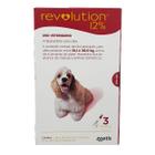 Revolution Antipulgas Cães 10,1 a 20kg 120mg Zoetis 3 pipetas