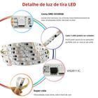 Rgbic Tuya Dreamcolor Led Strip Lights 65,5 Pés 20m Fita Flexível Alexa Google Assistant 60leds/m - Acosh neon