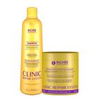 Richée Clinic Repair System Shampoo 1 Litro + Máscara 500g