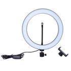 Ring Light 12 Qx300 30Cm Tripé Suporte Smartphon Ring Fill