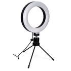 Ring Light de Mesa com Suporte Para Celular 6 Polegadas 16cm