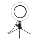 Ring Light De Mesa Iluminador De Led Tripé 6 Polegadas 16Cm - Skymagic