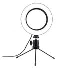 Ring Light De Mesa Iluminador Led Mini Tripé Anel 16Cm Usb