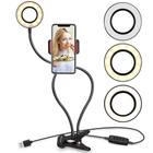 Ring Light Iluminador Suporte Live Stream Celular Controle