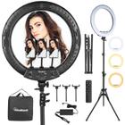 Ring Light Inkeltech 18” com suporte para tripé e 3 suportes para telefone