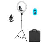 Ring Light LR-650 LED 44cm com Suporte de Celular Tripé e Controle Remoto