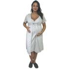 Robe Maternidade com Camisola Gestante de Alcinha - Linda Gestante