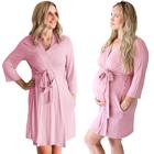 Robe Posh Peanut Solid Color Dusty Rose Tamanho L/XL 8-14